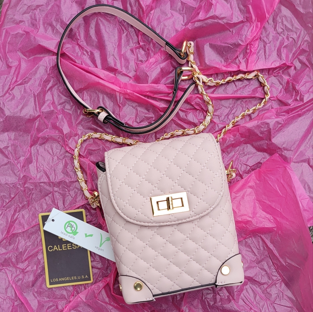 NWT Vegan Leather Crossbody Handbag